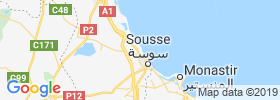 Hammam Sousse map